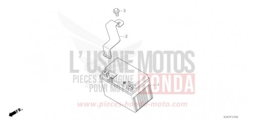 BATTERIE MSX125AP de 2023